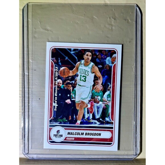 2023-24 Malcolm Brogdon Panini NBA Basketball #449 Sticker Trail Blazers - Picture 1 of 2